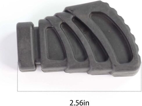 Drum Rubber Feet for Drum Hardware Cymbal Stand Rack Bracket Percussion Parts Size L 3pcs (Black) in Kuwait