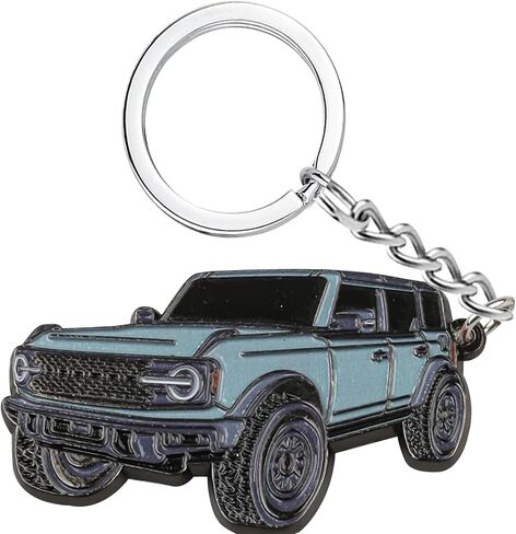 Metal Car Key Chain Key Ring for Ford Bronco 2021 2022 2023 Car Keyring Keychain Key Fob Accessory for Men Women Area 51 in Saudi Arabia