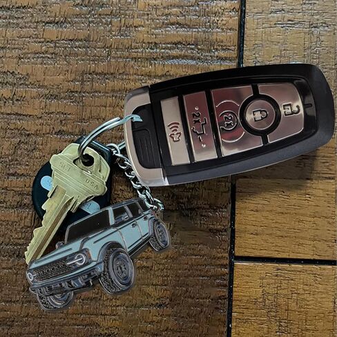 Metal Car Key Chain Key Ring for Ford Bronco 2021 2022 2023 Car Keyring Keychain Key Fob Accessory for Men Women Area 51 in Saudi Arabia
