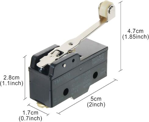 TM-1703 250V AC 15A محطات المسمار طويل المفصلي الرول ليفر مايكرو الحد التبديل in Saudi Arabia