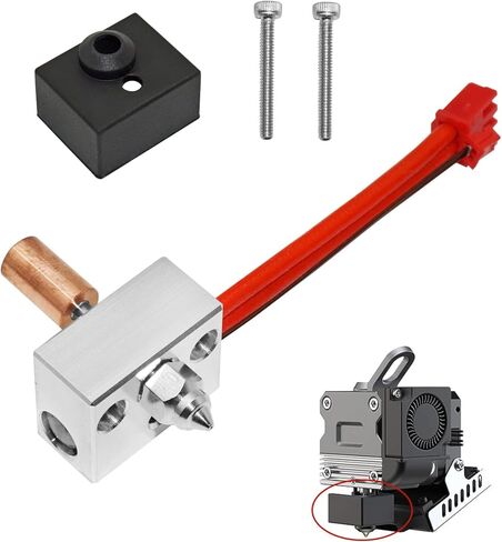 Sprite Extruder Upgrade Heater Block Kit，High Temperature Pro 300℃ Bimetal Heatbreak Plated Copper Nozzle Compatible with Creality Ender 3 S1,Ender3 S1 Pro,CR10 Smart Pro,Sermoon V1,Sermoon V1 Pro. in Saudi Arabia