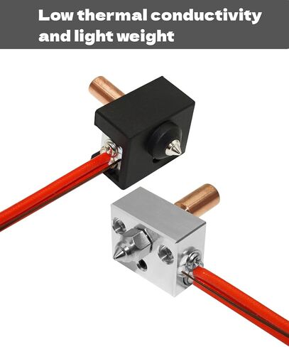 Sprite Extruder Upgrade Heater Block Kit，High Temperature Pro 300℃ Bimetal Heatbreak Plated Copper Nozzle Compatible with Creality Ender 3 S1,Ender3 S1 Pro,CR10 Smart Pro,Sermoon V1,Sermoon V1 Pro. in Saudi Arabia