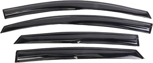 FEIDKS Tape-on Side Window Visors Deflector Rain Guard, 4pcs Set for 2004-2008 Ford F-150 Crew Cab, 2006-2008 Lincoln Mark LT in Saudi Arabia