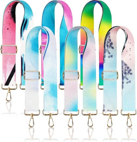 6 Pieces Purse Straps Replacement Crossbody Straps for Purses Guitar Strap Purse Replacement Straps for Handbags in Kuwait