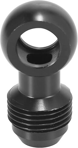 X AUTOHAUX 2pcs Dia.12mm Fuel Banjo Fittings to 8AN Male Flare Adapter Fuel Line Adapter Connector for Car Black 3/4-16 Thread in Saudi Arabia