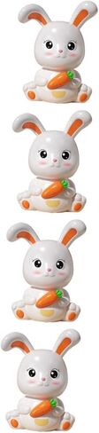 VICASKY Cute Bunny Piggy Bank Rabbit Figurine Plastic Creative Cartoon Lovely Bunny Coin Money Saving Jars Decorations for Boys Money Saving Bank in Kuwait