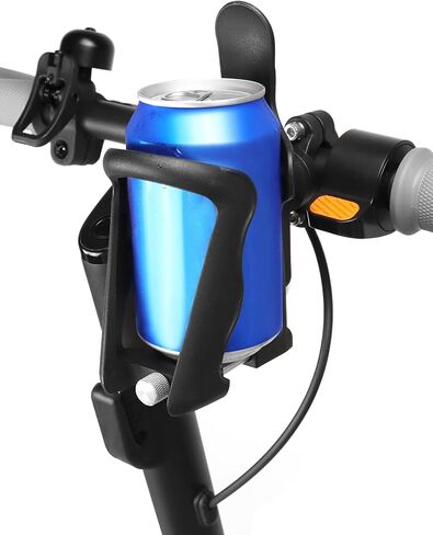 حامل أكواب الدراجة النارية من QWORK، 2 حامل مشروبات ATV، قفص زجاجة الدراجة ذو الحجم العالمي، حامل أكواب الدراجة الترابية in Kuwait