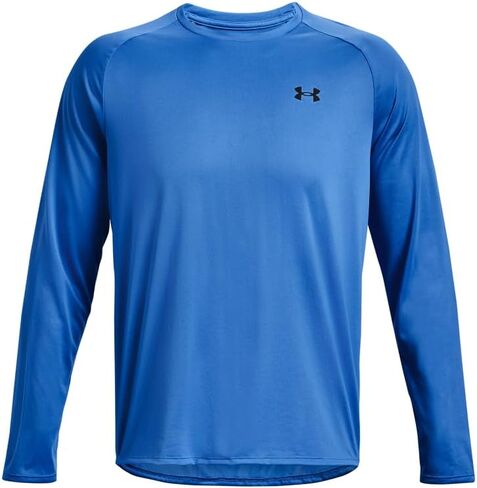 Under Armour Men's Tech 2.0 Long-Sleeve T-Shirt , (464) Water / / Black , Small in Kuwait