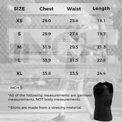 شورت شبابي مبطن منزلق من COOLOMG مع كوب واقٍ + قميص ضغط مبطن للأولاد لحماية صدر البيسبول in Kuwait