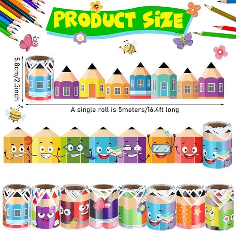 Jetec 8 Rolls 131 ft Diversity Bulletin Board Borders for Classroom Decor Equality Growth Mindset Bulletin Trim Sticker Bulletin Board Border Trim for Preschool School Chalkboard (Diversity Equality) in Saudi Arabia