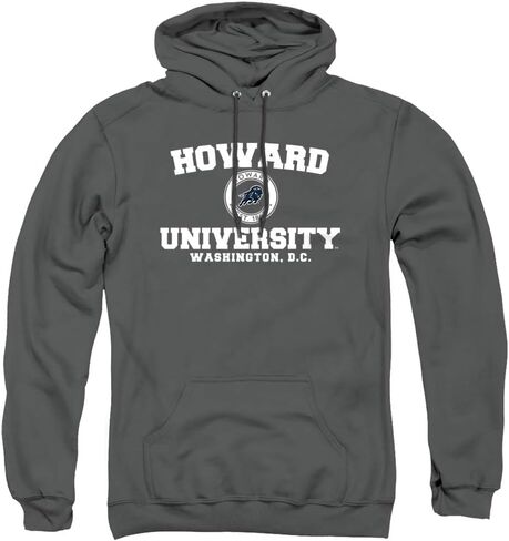 Howard University Official Circle Logo Unisex Adult Pull-Over Hoodie in Saudi Arabia