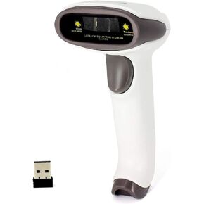 Wireless USB Barcode Scanner,Symcode Handheld Automatic CCD Barcode Scanner Reader 2.4GHz Wireless & USB2.0 Wired, Support Mac OS X, Android, Windows 10 and iOS 9