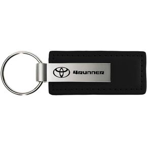 Au-TOMOTIVE GOLD Toyota 4Runner Keychain & Key Ring – Premium Black Leather Key Chain KC1540.4RU