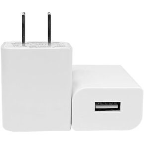 UL Certified 5V 1A 1000MA 5W USB Wall Charger with US Plug for Android Smartphones Kindle Fire Security Camera iPhone iPad iPad Samsung HTC LG iPod Nokia Travel Office Home