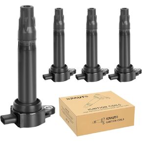 Ignition Coil Pack Set of 4 fit for 2.4 2.0 Jeep Patriot Compass, Dodge Journey, Dodge Caliber, Dodge Avenger, Chrysler 200, Sebring 2007 2008 2009 2010 2011 2012 2013 2014 2015 2016, UF-557