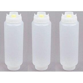 Fifo Sauce Squeeze Bottle Colour: White. Capacity: 591ml (20oz) — Pack of 3