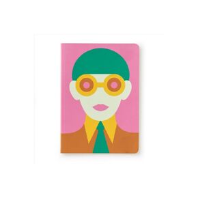 Olimpia Zagnoli Pink Small Sewn Lined Notebook