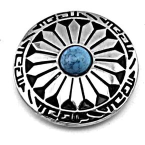 5pcs/10pcs Screw Eye Decoration Clasp Leather Craft Metal Coin Concho Button Screw Back (Black, 5pcs)