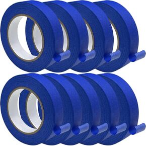 Premium Painters Tape Blue Tape 9 Rolls, 0.94inch x 60yds, General Purpose Masking Tape Painting Tapes for DIY Artist Crafts Arts, Labeling, Decorations, Building, Home, No Residue, Removes Easily