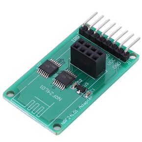 Adapter Module for NRF24L01 Plus , NRF24L01 PA LNA Wireless Module, Onboard Level Conversion Circuit, 2.4GHz Wireless Transceivers