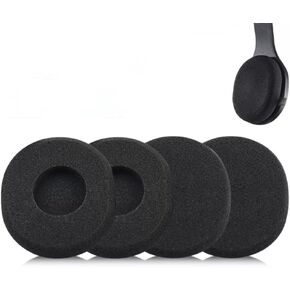 2 Pair Replacement Ear Pads Ear Cushions for Logitech H800 Headphone Memory Foam Replacement Earpads Cushions Ear Sponge Cover Compatible with H 800 Headset Earphone, Black