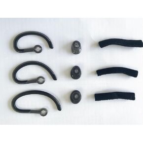 SAVI 8240 Earbuds Ear Tips + Ear Hook Loops + Foam Spare + Earpads Fit Kit Compatible with Plantronics SAVI X40-9pcs