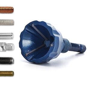 Deburring External Chamfer Tool, YG8 Carbide Blade, Deburring Drill Bit, Remove Burr Tools with Quick Release Shank, Repair Tools for Damaged Bolts Fits for 1/8"- 3/4" (3mm-19mm)