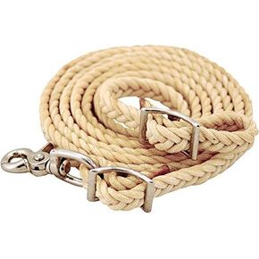 NRS Waxed Nylon Roping Reins 8 ft x 1/2 in