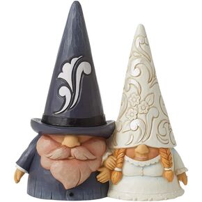 Enesco Jim Shore Heartwood Creek Four Seasons Wedding Couple Bride and Groom Gnomes Figurine 5.7 Inch