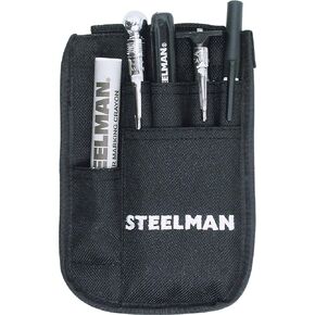 STEELMAN Tire Repair Technician Tool Kit, 5 Inspection Tools Including Valve Core Remover, Tread Depth Gauge, Aid Gauge, and Tire Crayon