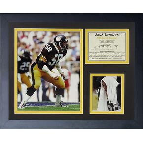 Legends Never Die Jack Lambert Home Framed Photo Collage, 12"x15"