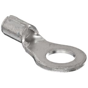 Morris Products 11016 Ring Terminal, Non Insulated, 22-16 Wire Size, 8 Stud Size (Pack of 100)