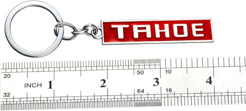 1pc Chrome Finish Tahoe Key Chain Fob Ring Emblem Keychain for Chevrolet in Saudi Arabia