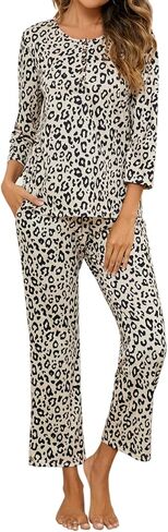 St. Jubileens Women's Pajamas Set Lounge Sleepwear Ladies Pjs Sets with Pocket in Saudi Arabia