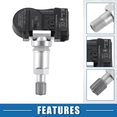 Tire Pressure Sensor TPMS for Honda Pilot 2016-2021 Metal Silver Tone (Set of 4) in Saudi Arabia