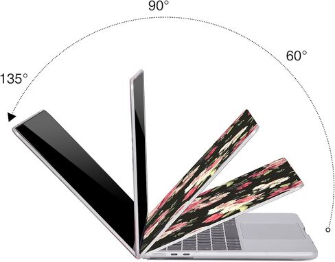 حافظة صلبة EooCoo متوافقة مع جهاز MacBook Air الجديد مقاس 13.6 بوصة 2024-2022 M3 A3113 A2681 M2 مع شاشة Retina، حافظة بلاستيكية صلبة + غطاء جلدي للوحة المفاتيح TPU + واقي شاشة - وردي in Kuwait