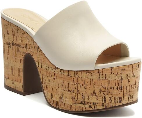 SCHUTZ Women's Dalle Cutout Glam Leather Heeled Sandal in Saudi Arabia