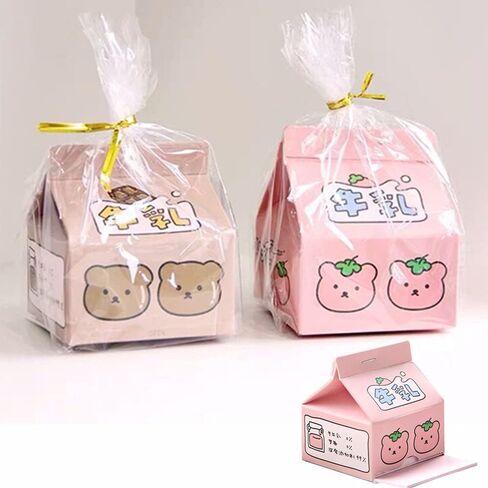 Milk Bear Note Paper Cute Notepad 220 Sheets to Do List Daily Check List Notepad 2 Packs Cartoon School Supplies in Saudi Arabia