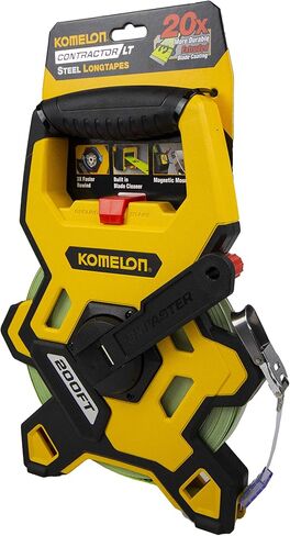 Komelon Contractor LT Tape Measure,Black,200 FT in Saudi Arabia