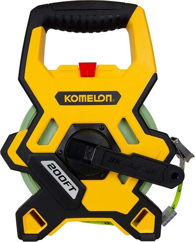 Komelon Contractor LT Tape Measure,Black,200 FT in Saudi Arabia