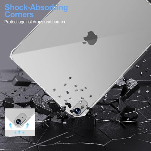 حافظة لجهاز iPad 10th Generation 2022 iPad 10 حافظة شفافة مقاس 10.9 بوصة، حافظة واقية شفافة وناعمة من مادة TPU (شفافة) in Kuwait