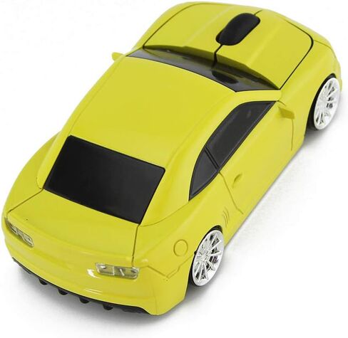 for Wireless Sports Car Mouse Desktop Laptop Computer Optical Mouse Mice AAA Battery Nano USB 2.4GHz (Red) in Saudi Arabia
