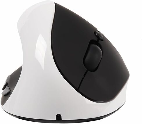 Wireless Mouse Left Handed Ergonomic Vertical Mouse, Ergo Carpal Tunnel Silent High Presion Portable Lightweight Quiet Travel Optical 6 Buttons Coldless Mice for Laptop Computer PC Office Gift Black in Saudi Arabia
