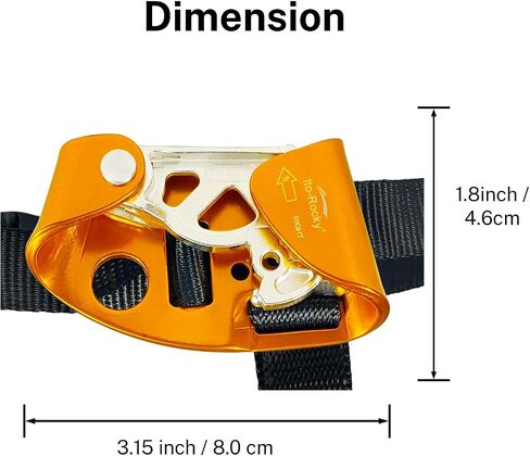 Foot Ascender Riser - Rope Climbing Equipment for SRT Climbing & Tree Arborist Climbing Device in Saudi Arabia