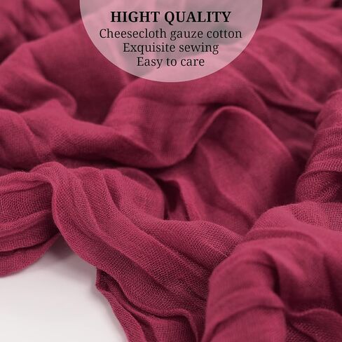 12 Pack Brown Cheesecloth Table Runner 35x120 Inch 10Ft Gauze Cheese Cloth Table Runner, Boho Rustic Table Decorations for Wedding Reception Bridal Shower Banquet in Saudi Arabia