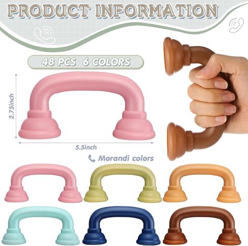 Shappy 48 Pcs Colorful Whisper Reading Phones Auditory Feedback Hear Myself Sound Phone Speech Therapy Toy Tool for Classroom Accelerate Reading Fluency Comprehension and Pronunciation(Morandi Color) in Saudi Arabia