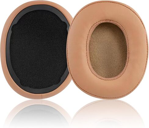 Replacement Ear Pads for Skullcandy Crusher Wireless/Evo/Hesh ANC/EVO/Crusher ANC, Headphones Ear Cushions Covers for Skullcandy Venue Wireless ANC Headset Accessories Ear Cups Repair Parts Brown in Saudi Arabia