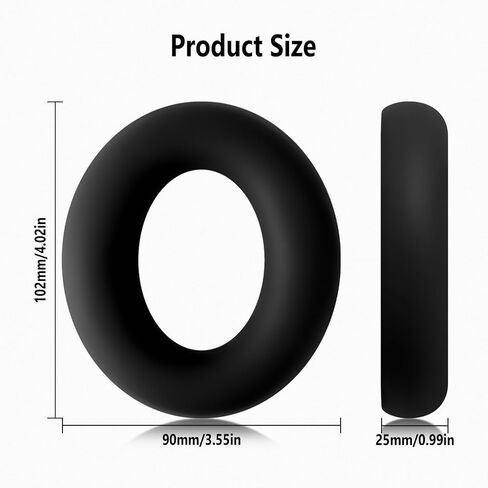 Geiomoo Silicone Earpads for Anker Soundcore Space Q45, Anker Soundcore Space One Headphones, Replacement Ear Cushions Cover (Black) in Saudi Arabia