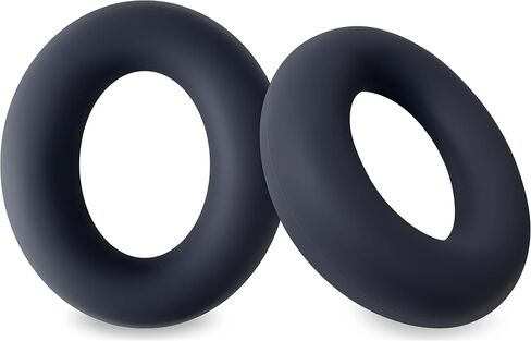 Geiomoo Silicone Earpads for Anker Soundcore Space Q45, Anker Soundcore Space One Headphones, Replacement Ear Cushions Cover (Black) in Saudi Arabia