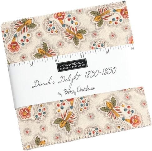 Dinah's Delight Charm Pack by Betsy Chutchian; 42-5 Inch Precut Fabric Quilt Squares in Saudi Arabia